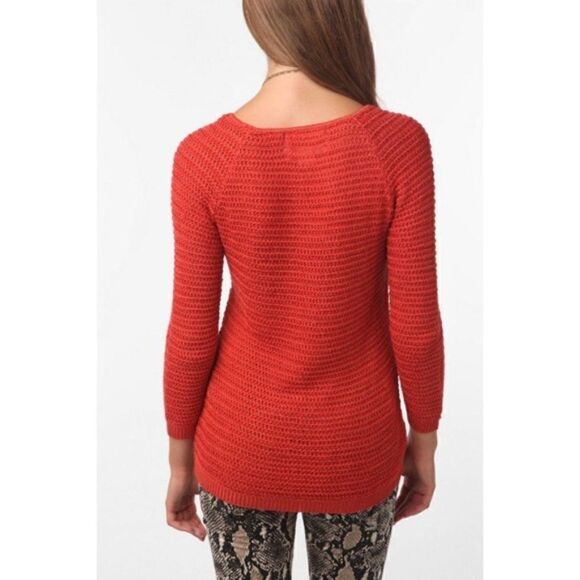 Coincidence & Chance Orange Easy Stitch Pullover - Picture 2 of 8